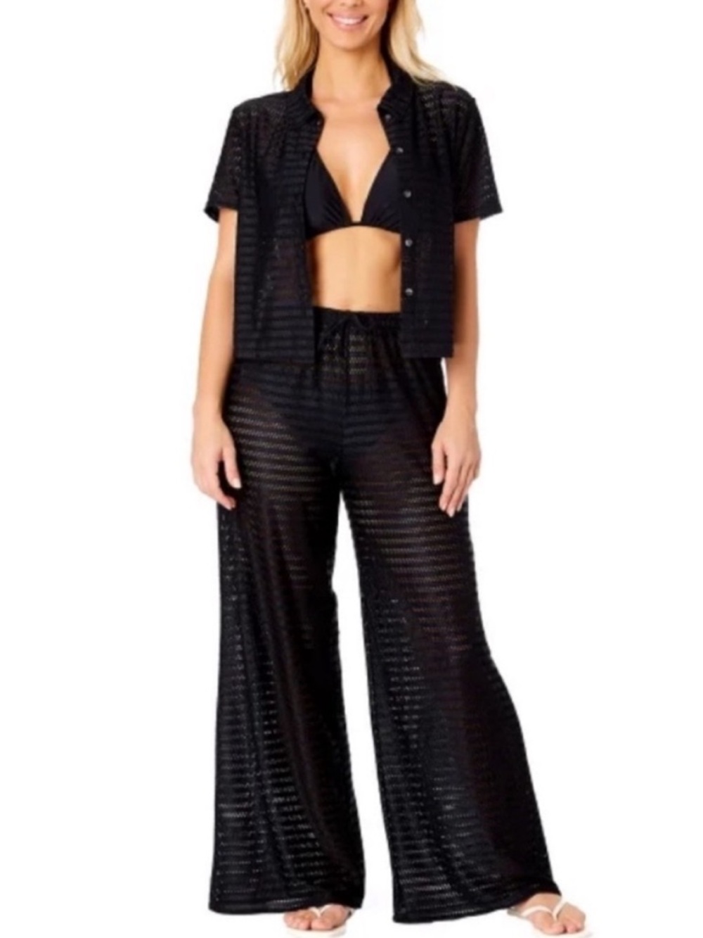 NWT Hurley Swimsuit Coverup Black Size Small